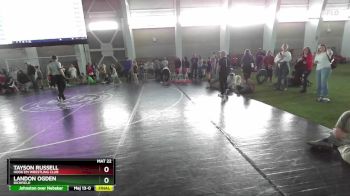 165 lbs Semifinal - Landon Ogden, Richfield vs Tayson Russell, Hook`Em Wrestling Club