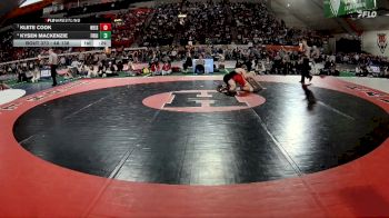 4A 138 lbs Cons. Semi - Kysen MacKenzie, Fruitland vs Klete Cook, Weiser