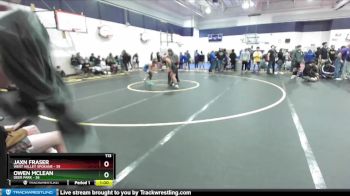 113 lbs 7th Place Match - Jaxn Fraser, West Valley Spokane vs Owen McLean, Deer Park