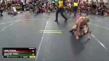 82 lbs Round 5 (6 Team) - John Thomas, Steel Valley Pscychos vs Brayden Turdo, Olympia