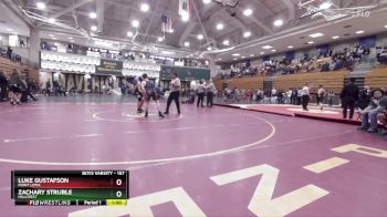 157 lbs Cons. Round 4 - Luke Gustafson, Point Loma vs Zachary Struble, Hillcrest
