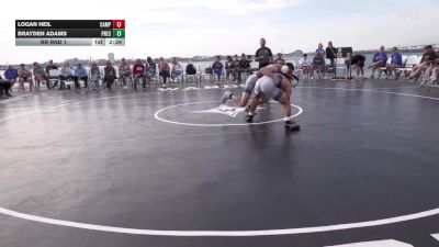 133 lbs Rr Rnd 1 - Logan Heil, Campbell vs Brayden Adams, Presbyterian