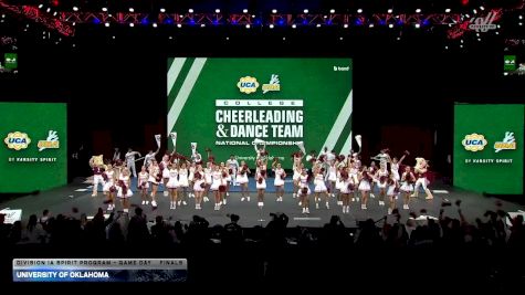 University of Oklahoma [2026 Division IA Spirit Program - Game Day Finals] 2026 UCA & UDA College Cheerleading and Dance Team National Championship