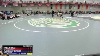 117 B Quarterfinal - Nadia Thomas, North Central (IL) vs Alexis Hart-Butcher, Adrian College