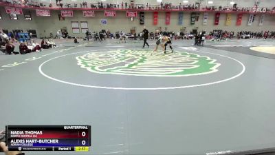 117 B Quarterfinal - Nadia Thomas, North Central (IL) vs Alexis Hart-Butcher, Adrian College