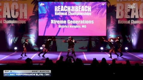 L1 - Rec Performance Elite - 14Y [2026 Day 2 MOST WANTED] 2026 ACDA Reach the Beach Rec Nationals