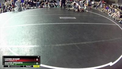 80 lbs Round 2 (4 Team) - Daxton Spexarth, Kansas Mamba vs Cayden Scharf, North Dakota 1