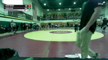 144 lbs Quarterfinal - Zach Bond, Simi Valley vs Greg Ruiz, Sonora