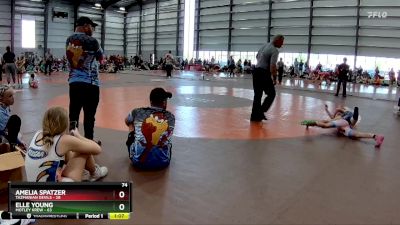 74 lbs Semis & 1st Wrestleback (8 Team) - Amelia Spatzer, Tazmanian Devils vs Elle Young, Motley Krew