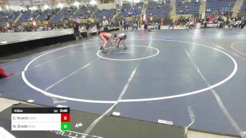 115 lbs Consi Of 16 #2 - Corbin Krantz, Rocky Ford vs Noah Grado, Peakview Academy