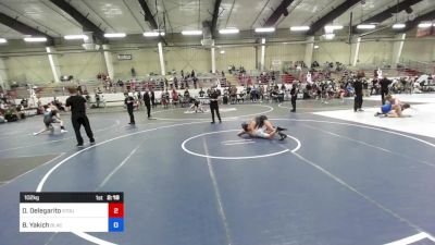 102 kg Consolation - Devin Delegarito, Stout Wrestling Academy vs Brayden Yakich, Black Fox Wrestling Academy