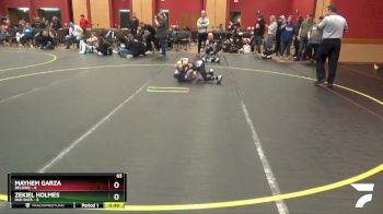 65 lbs Round 2 (6 Team) - Zekiel Holmes, Bad Bass vs Mayhem Garza, Belding