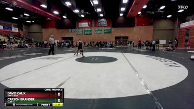 197 lbs Cons. Round 2 - Carson Brander, Cuesta vs David Calix, Santa Ana