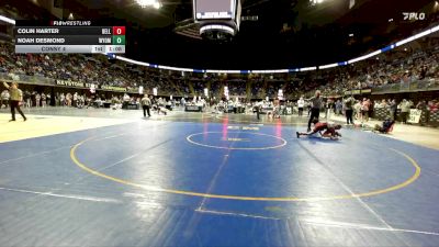 96 lbs Consy 4 - Colin Harter, Bellefonte vs Noah Desmond, Wyoming Valley West