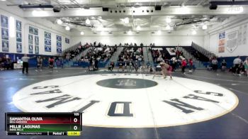 105 lbs Champ. Round 2 - Millie Lagunas, Dana Hills vs Samantha Oliva, Bell Gardens