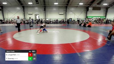 80 lbs Semifinal - Gavin Lingerfelt, Jackson County Wrestling Club vs Tyler Downey, Banks County Battle Born Wrestling