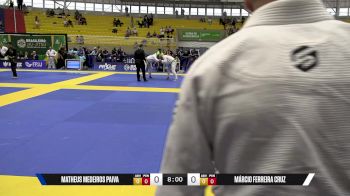 Márcio Ferreira Cruz vs Matheus Medeiros Paiva 2025 Brasileiro Jiu-Jitsu IBJJF