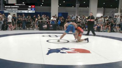 79 kg Champ. Rd Of 128 - Myles Campbell, The Best Wrestler vs Logan Bruce, Valley Silverbacks Wrestling Club