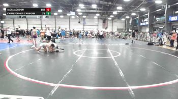 142 lbs Rr Rnd 1 - Jace Jackson, Whitted Trained National Dual Team - MS vs Christopher Carbone, Shore Thing Surf - MS