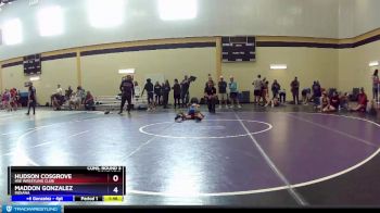 74 lbs Cons. Round 3 - Hudson Cosgrove, HSE Wrestling Club vs Maddon Gonzalez, Indiana