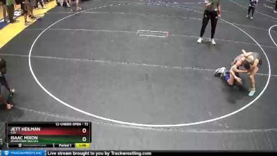 72 lbs Round 3 - Isaac Mixon, Rivertown Wolves vs Jett Heilman, C2x