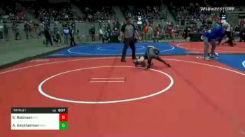 60 lbs Rr Rnd 1 - King Robinson, Pin-King All Stars vs Annalisa Smothermon, Purler Wrestling Academy