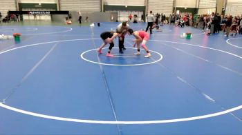 110-120 lbs Champ. Round 1 - Kyleigh Cavender, Bennett Wrestling Club vs Kaydence Voyles, West Point Wrestling Club