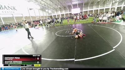 110 lbs Cons. Round 2 - Anthony Pena, Madison WC vs Easton Serrano, Stout Wrestling Academy