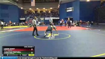 120 lbs Cons. Round 4 - Jason Athey, Pope John XXIII vs Christian Fretwell, Wyoming Seminary