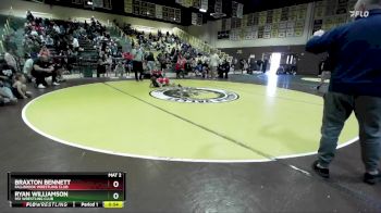 62 lbs Round 2 - Ryan Williamson, 951 Wrestling Club vs Braxton Bennett, Fallbrook Wrestling Club