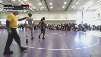 165 lbs Champ. Round 2 - Mason Harris, Coyote Wrestling Club vs Peyton Gray, Legends Of Gold LV