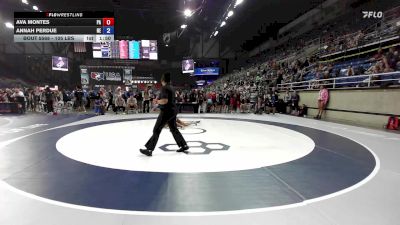 105 lbs Cons. Rd Of 64 - Ava Montes, PA vs Annah Perdue, NE