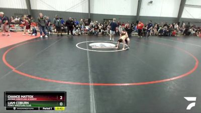 105 lbs Round 1 - Liam Coburn, Forks Wrestling Club vs Chance Mattox, Ascend Wrestling Academy