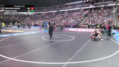 120-2A Champ. Round 1 - Stockton Sharon, Fowler vs Robert Olson, Highland