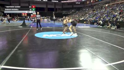 149 lbs Champ. Round 1 - Sabian Russell, Quincy vs Matthew Sarbo, Pitt-Johnstown