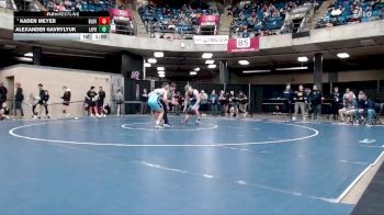 175 lbs Champ. Round 2 - Kaden Meyer, Unattached vs Alexander Gavrylyuk, Lake Park