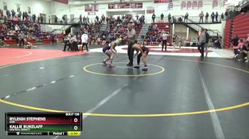120 lbs Semifinal - Ryleigh Stephens, Erie vs Kallie Burzlaff, Central DeWitt