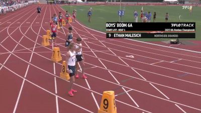 High School Boys' 800m 6A