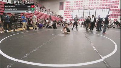 62-67 lbs Rr Rnd 3 - Atalie Boyd, Keystone Kids Wrestling Club vs Eleanor Boyd, Standfast