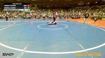 72 lbs Round Of 32 - Aubrey Snyder, Commandos Wrestling Academy vs Isabella Henze, Maverick Elite Wrestling