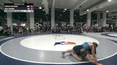 130 lbs Champ. Rd Of 64 - Aleiya Cullinan, MATPAC Wrestling Club vs Dru Turner, Hinton Takedown Club