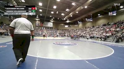 2A 157 lbs Semifinal - Andrew Hollingshead, Beaver vs Alexander Williams, Beaver