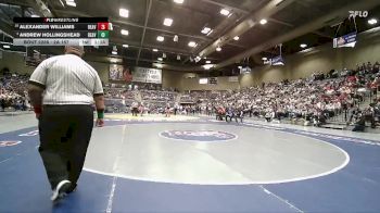 2A 157 lbs Semifinal - Andrew Hollingshead, Beaver vs Alexander Williams, Beaver