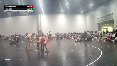 218 lbs Round 1 (8 Team) - Theron Davis, Backyard Brawlers vs John Gill, MatLife