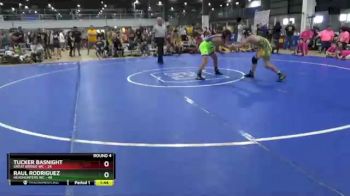 125 lbs Round 4 (8 Team) - Tucker Basnight, GREAT BRIDGE WC vs Raul Rodriguez, HEADHUNTERS WC