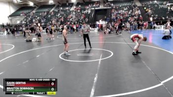 138 lbs Champ. Round 1 - Gavin Gerths, FAIRBURY vs Braxton Robinson, Kearney Matcats