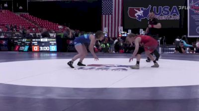 50 kg Quarters - Alyssa Lampe, Sunkist Kids Wrestling Club vs Jasmine Howard, High Ground Wrestling