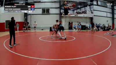 92 kg Cons. Round 3 - Robert Platt, Tar Heel Wrestling Club vs Greyson Gardner, Burg Training Center