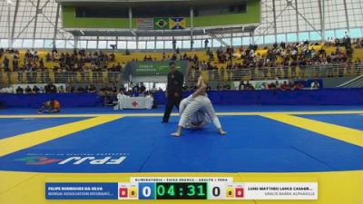 LUIGI MATTHEO LANCE CASAGRANDE vs FELIPE RODRIGUES DA SILVA 2026 FPJJ Circuito Paulista GI Etapa 3
