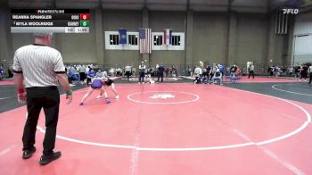 110 lbs Champ. Round 3 - Myla Woolridge, Kearney vs Reanna Spangler, Goddard